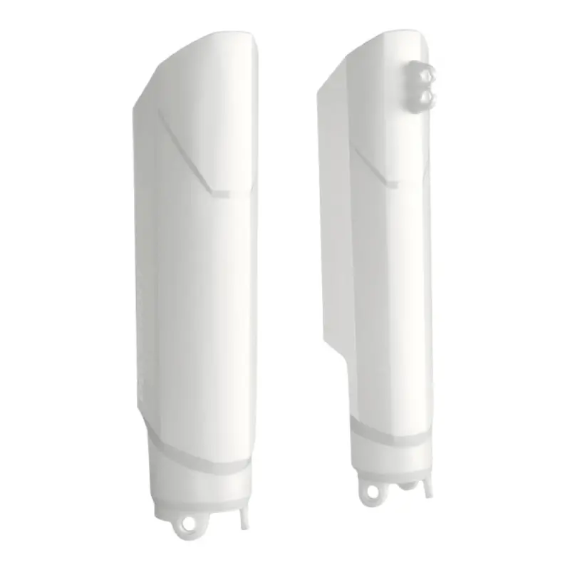 Polisport White Full-Wrap Motocross Fork Guards For Honda Crf250R/450R/Rx (2019–2024) – Durable Polypropylene, Factory-Exact Fit 1