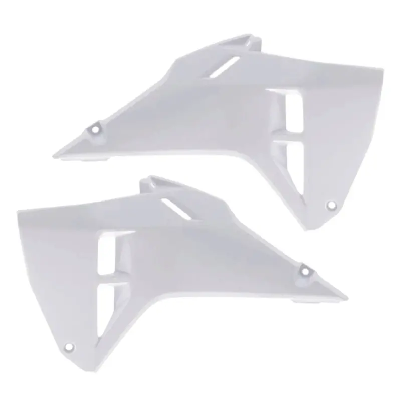 Polisport White Radiator Scoops For Honda Crf250R & Crf450R (2025 Model Year) – Oem-Matched Gloss Finish, Lightweight & Shock-Resistant Installation 1