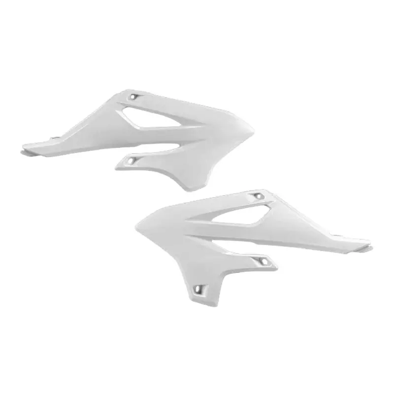 Polisport White Radiator Scoops For Yamaha Yz85 (2022–2026) – Glossy Oem-Fit Panels, Lightweight & Impact-Resistant 1