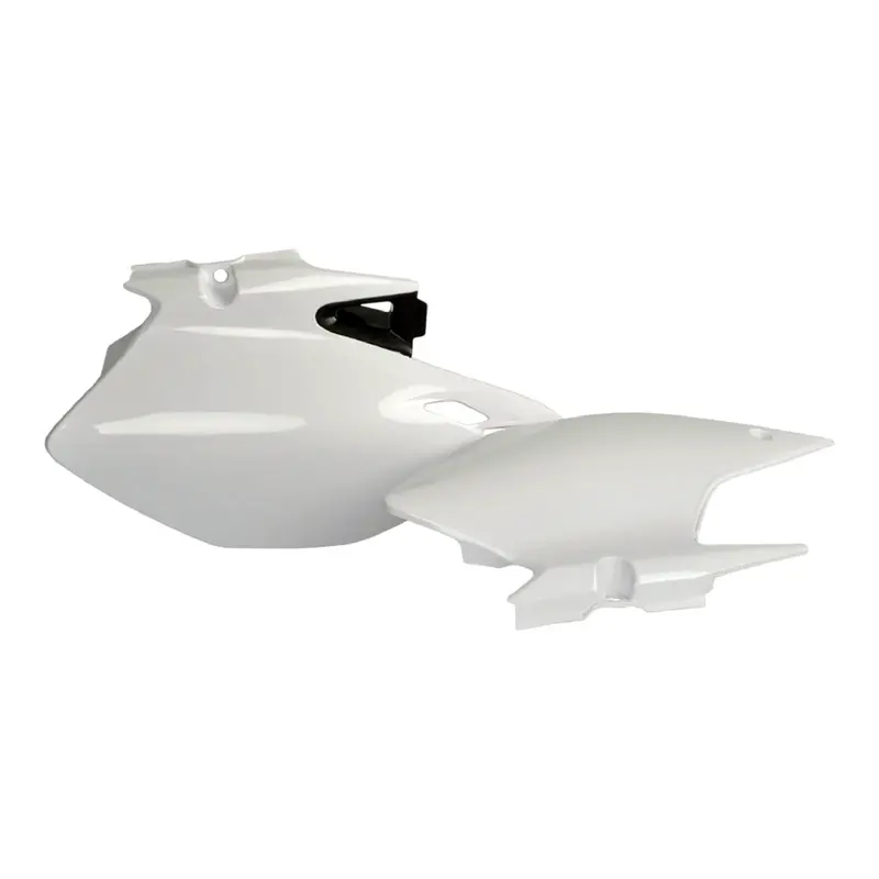 Polisport Yamaha Wr250F/Wr450F Side Panels (2007–2014) – Oem-Style Fit – White/Black 1