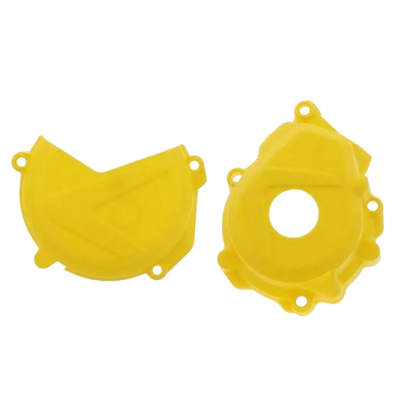 Polisport Yellow Clutch & Ignition Cover Guard Set For Husqvarna Fe 250/350 & Ktm Exc-F 250 (2014–2016) 1