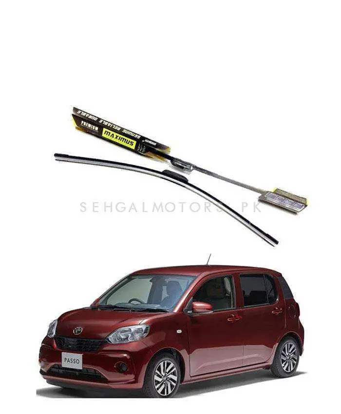 Premium Silicone Wiper Blades For Toyota Passo (2016–2019) 1