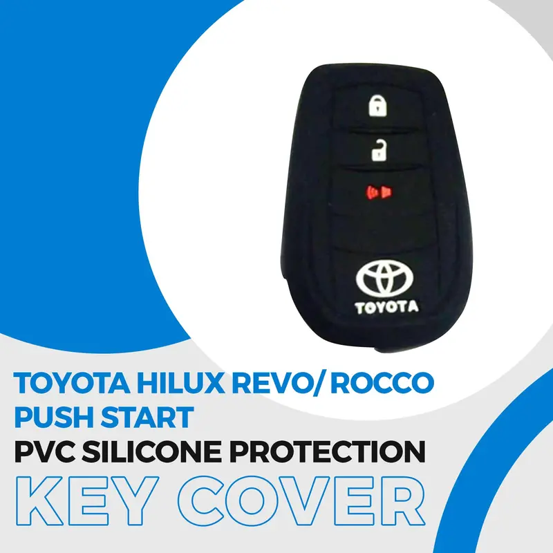 Pvc-Silicone Push-Start Key Protector For Toyota Hilux Revo And Rocco 1