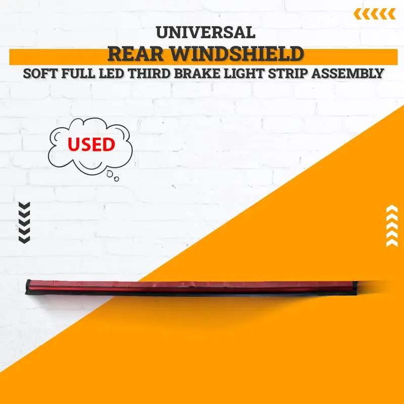 Refurbished Universal Led Third Brake Light Strip – Rear Windshield Mount (One Led Inoperative) 1