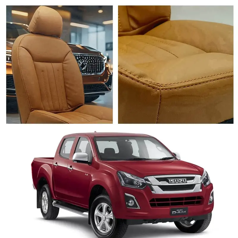 Robust Brown Audi-Inspired Seat Covers For 2018–2021 Isuzu D-Max 1