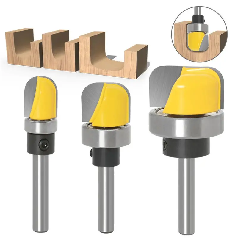 Routerpro: 6Mm Shank Bit Set For Bowls, Trays & Recessed Handles 1