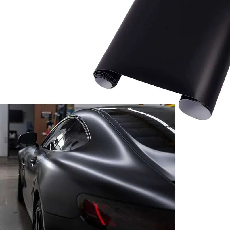 Satin-Black Colored Ppf Film (A022) – High-Gloss Paint Protection Wrap For Vehicles 2