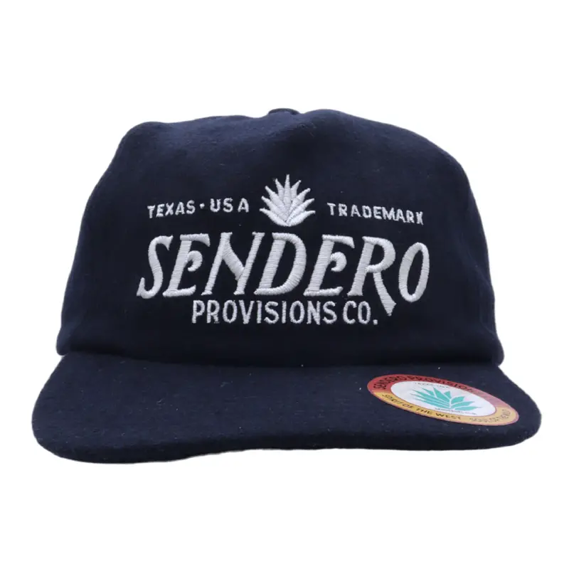 Sendero Provisions Co. Felt Logo Hat – Navy, One Size, Premium Wool-Felt Construction With Embroidered Branding 1