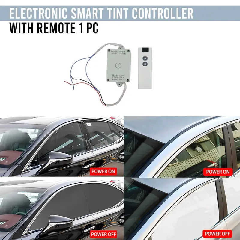 Smart Window Tint Control Kit – Includes Ir Remote And Dedicated Controller 1