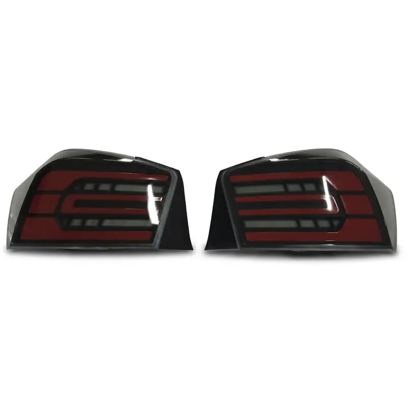 Smoke-Red Led Rear Lamps For Honda City – V2 Style Pair 1
