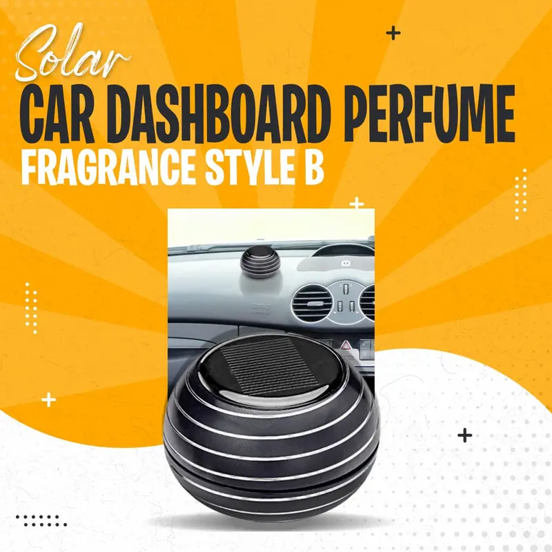 Solar-Powered Dashboard Car Fragrance – Style B 1