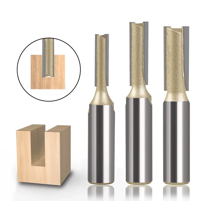 Strairouter Standard Straight Router Bit – 12Mm Shank 1