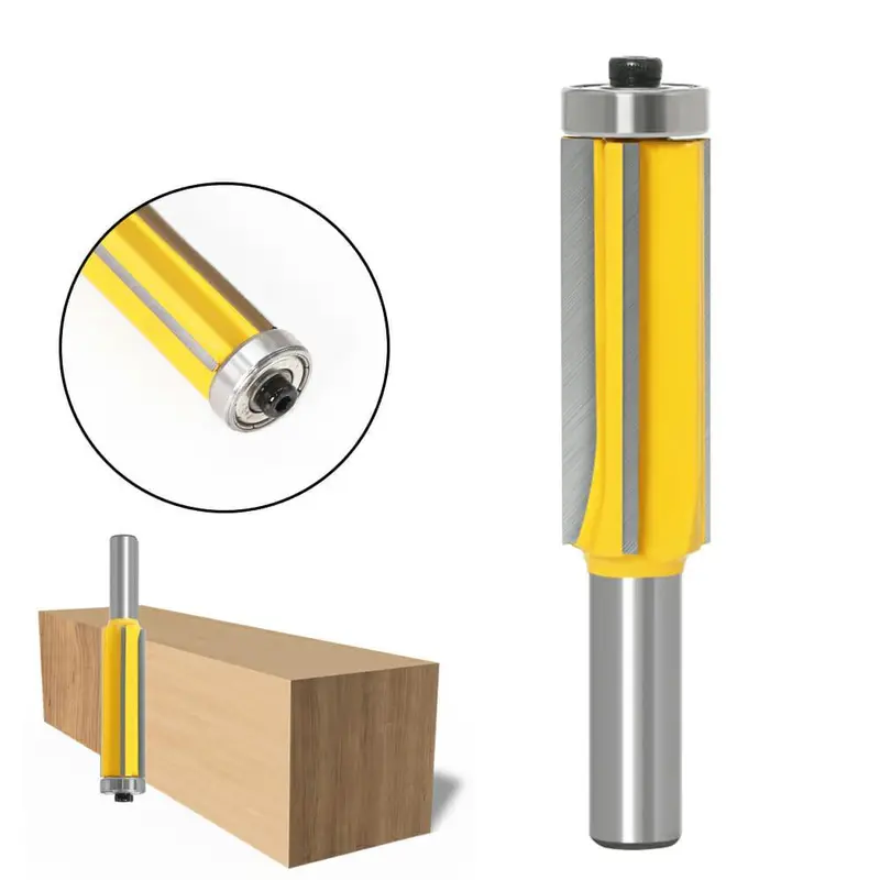Strairouter Straight Bit With Bearing – 12Mm Shank 1