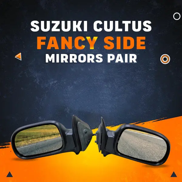 Stylish Chromatic Side Mirror Covers – Suzuki Cultus (2007–2017) – Pair 1