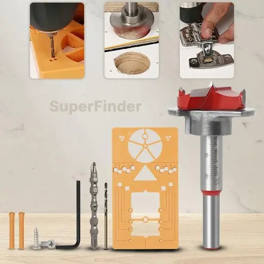 Superfinder: Precision Hinge Bore Locator Template 1