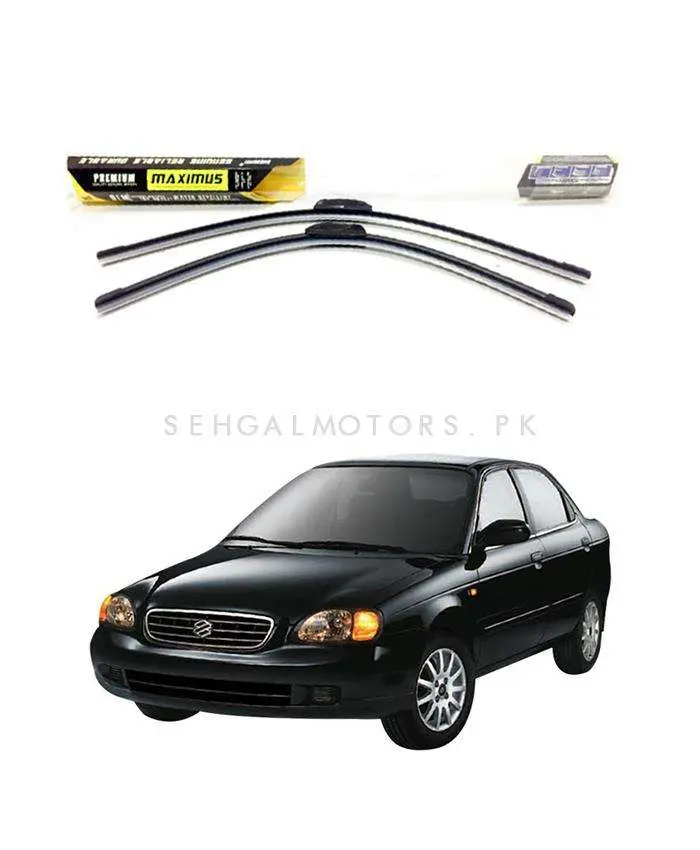 Suzuki Baleno Maximus Premium Silicone Wiper Blades (1998–2005) 1
