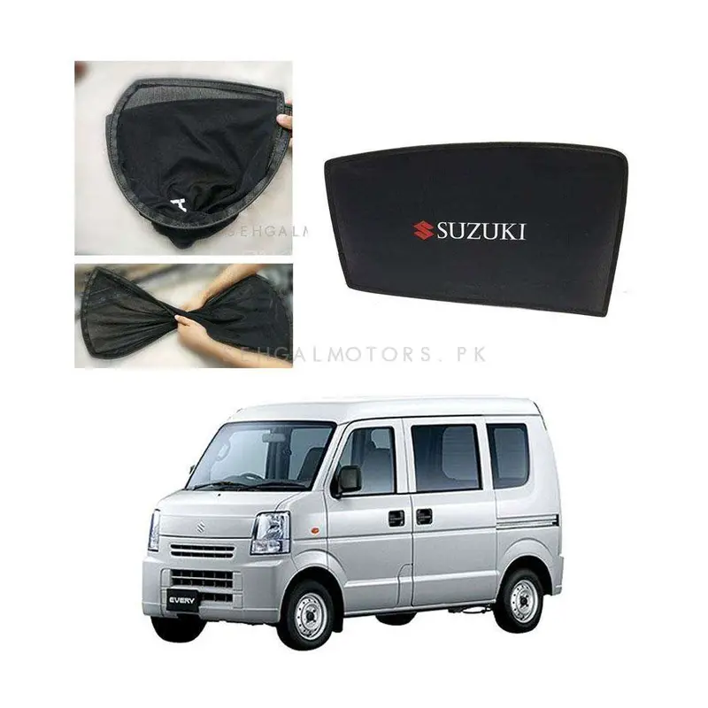 Suzuki Every Foldable Side Sunshade With Brand Logo — Uv-Blocking, 2005–2018 1