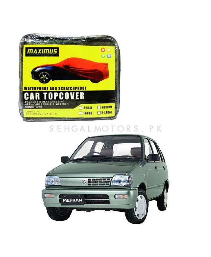Suzuki Mehran Maximus Non-Woven Car Cover – Weatherproof & Scratch-Resistant (2012–2019, Strap-Free) 1