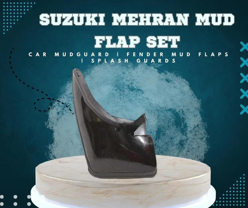 Suzuki Mehran Nb Splash Guards – 4-Piece Fender Mud Flaps 1