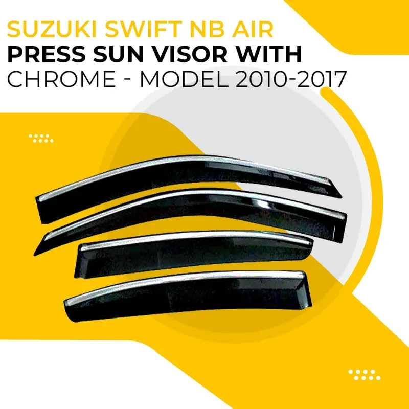 Suzuki Swift Nb Chrome-Trimmed Air-Pressure Sun Visor (2010–2017) 1