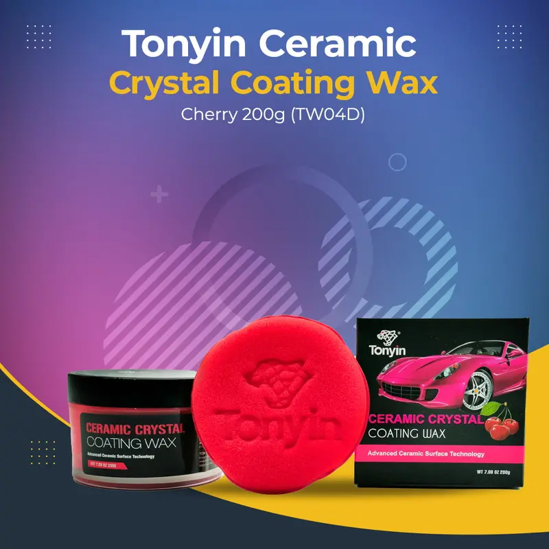 Tonyin Ceramic Crystal Coating Wax In Cherry Finish – 200 G 1