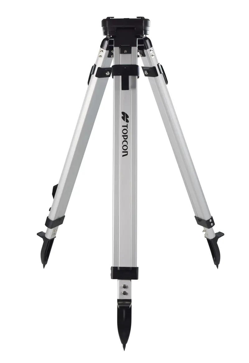 Topcon 1030652-01 Heavy-Duty Aluminum Tripod – 36"–63" Adjustable, Quick-Clamp, 5/8"-11 Thread, 10 Lbs 1