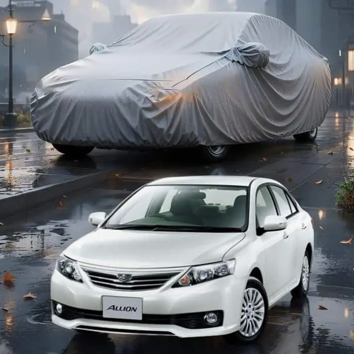 Toyota Allion Maximus Non-Woven Car Cover (2007–2017) – Scratchproof, Waterproof, No-Belt Setup 1