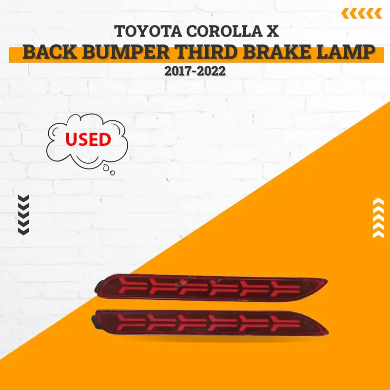 Toyota Corolla X Third Brake Lamp (Model Bl-051, 2017–2022) – Housing Only, No Bulb Or Wiring 1