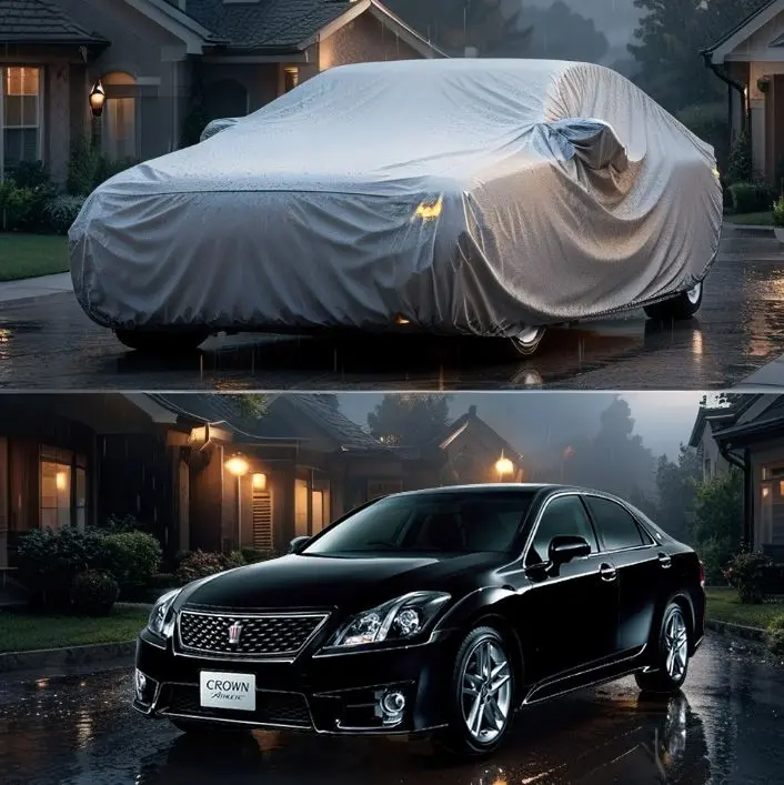 Toyota Crown Maximus Non-Woven Top Cover (2008–2012, Waterproof & Scratch Resistant, Belt-Free) 1