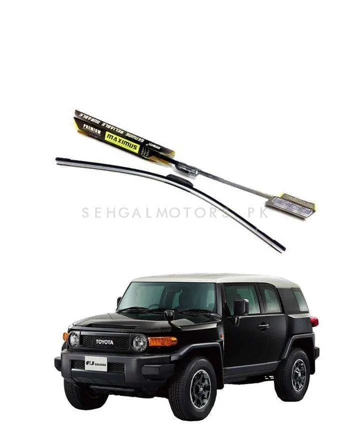 Toyota Fj Cruiser Maximus Premium Silicone Wiper Blades (2017 Model) 1
