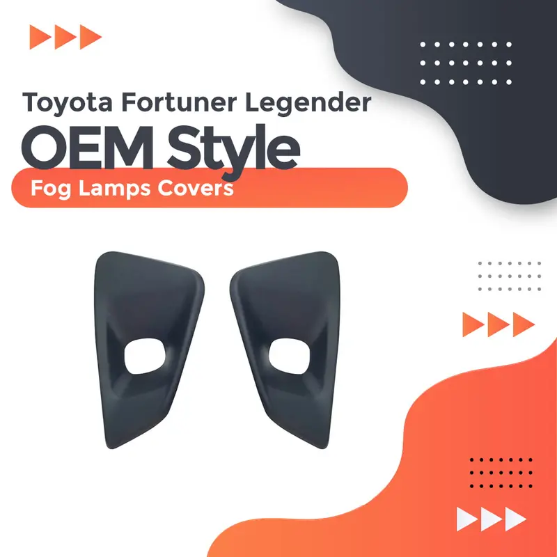 Toyota Fortuner Legender-Style Oem Fog Lamp Covers (2016–2024) 1