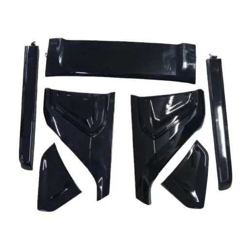 Toyota Hilux Rocco Gr Roll Bar – Glossy Black Abs Plastic (2021–2022) 1