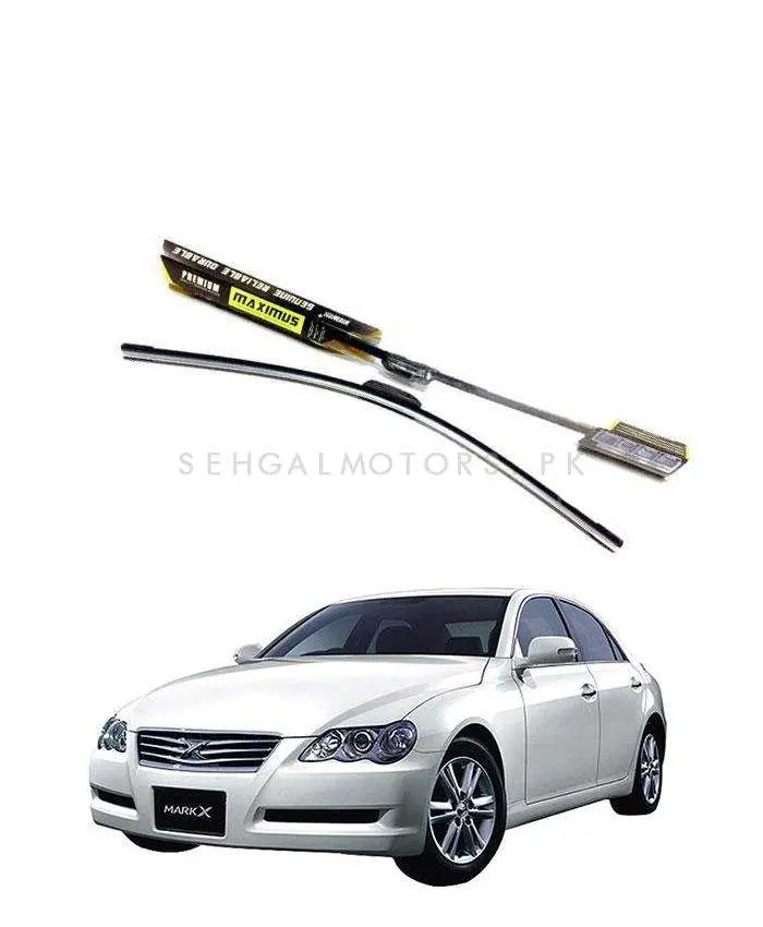 Toyota Mark X Silicone Wiper Blades (2004–2017) – Maximus Premium All-Weather Performance 1