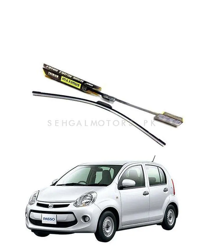 Toyota Passo (2Nd Gen, 2010–2016) Premium Silicone Windshield Wiper Blades 1