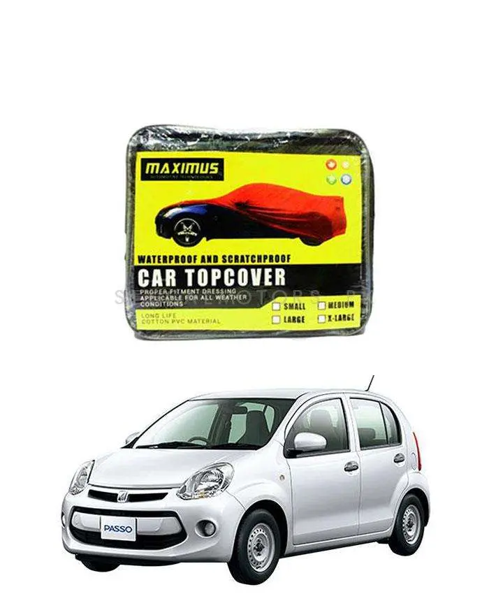 Toyota Passo (2Nd Gen, 2010–2016) Waterproof & Scratch-Resistant Non-Woven Top Cover 1