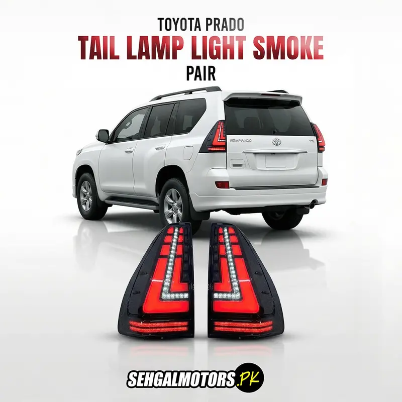 Toyota Prado Smoke Tail Lamp Assembly – Compatible With 2003–2006 Models 1