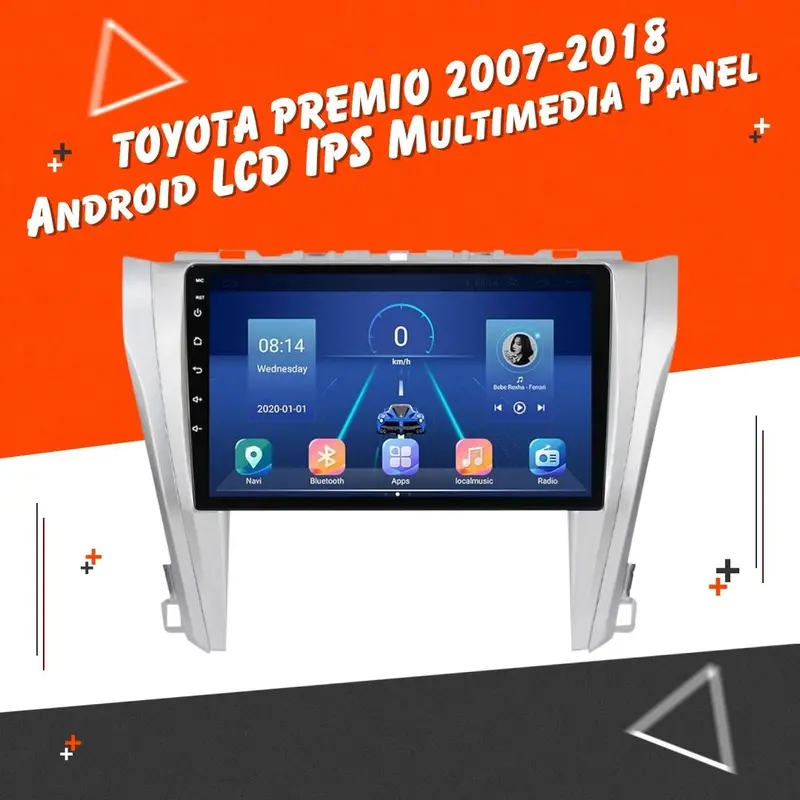 Toyota Premio Android Infotainment – 10-Inch Silver Lcd (2007–2018) 1