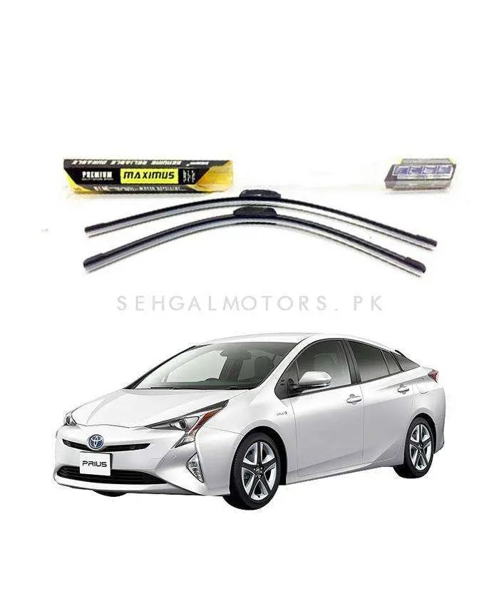 Toyota Prius (2016–2019) High-Performance Silicone Wiper Blade Set 1