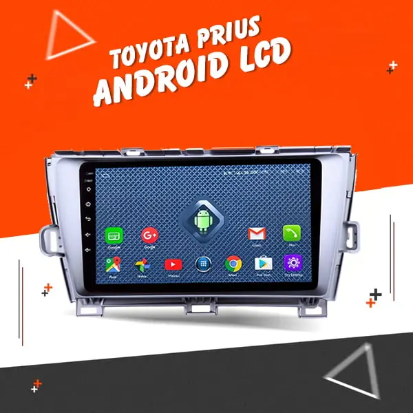 Toyota Prius Android Head Unit – 9-Inch Silver Lcd, Version 2 (2009–2018) 1