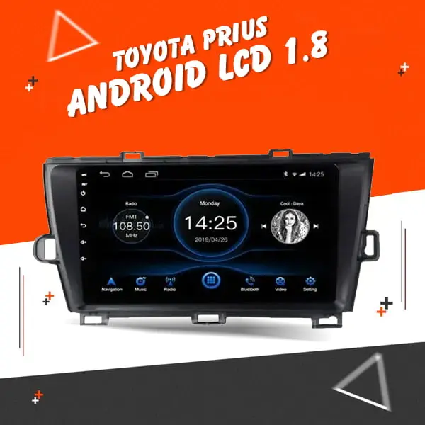 Toyota Prius Android Infotainment – 10-Inch Silver Lcd (1.8L, 2009–2015) 1
