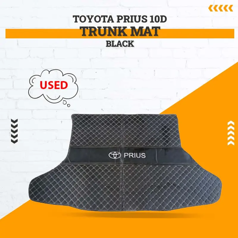 Toyota Prius Trunk Liner Mat – Black (2016–2018, Minor Wear) 1