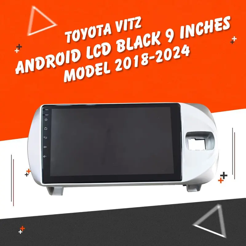 Toyota Vitz Android Lcd Infotainment – 9-Inch Silver Display (2018–2024) 1
