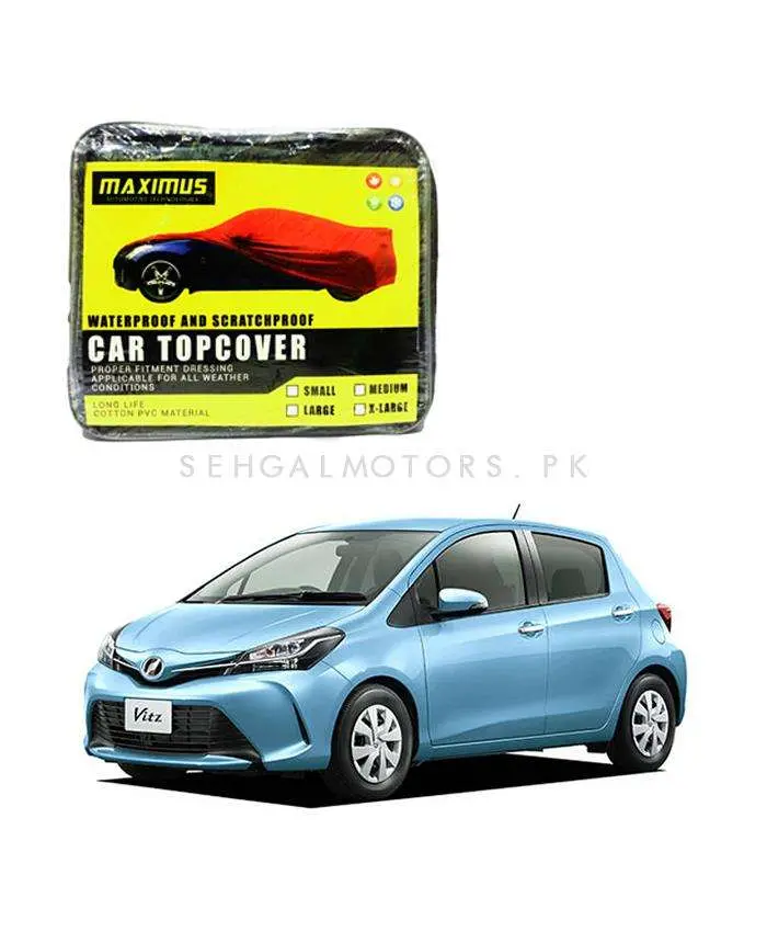 Toyota Vitz Non-Woven Car Cover – Waterproof & Scratch-Resistant (2014–2017) 1