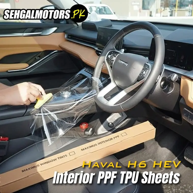 Tpu Interior Paint Protection Film (Ppf) Kit For Haval H6 Hev 1