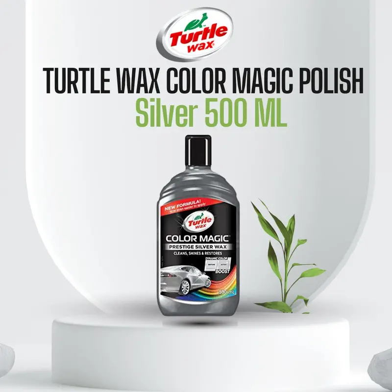 Turtle Color Magic Silver Polish (52710) – 500 Ml Oxidation-Removing Formula For Light-Colored Paints 1