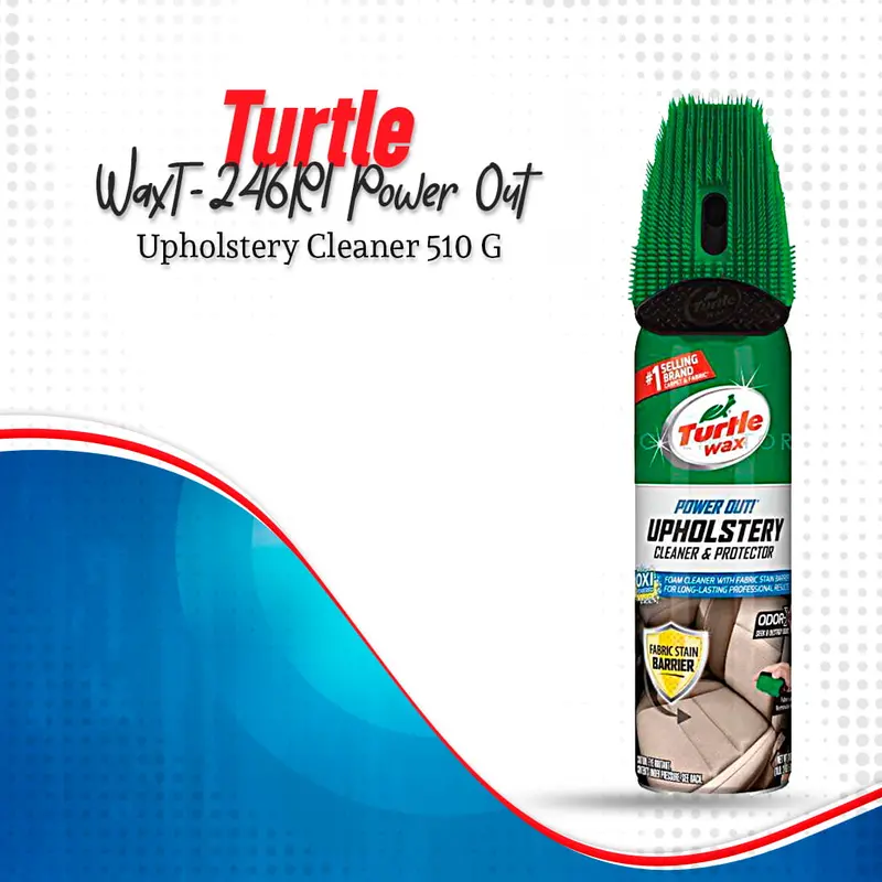 Turtle Power Out Upholstery Cleaner (T-246R1) – 510 G Deep-Cleaning Fabric Treatment 1
