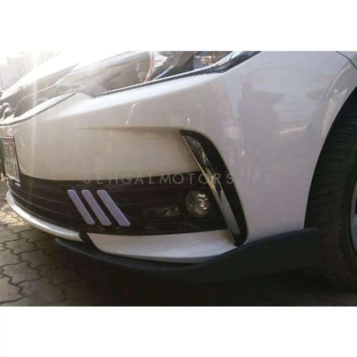 Universal Canard Lip Kit – Front Bumper Aero Winglets & Side Skirt Enhancers 1