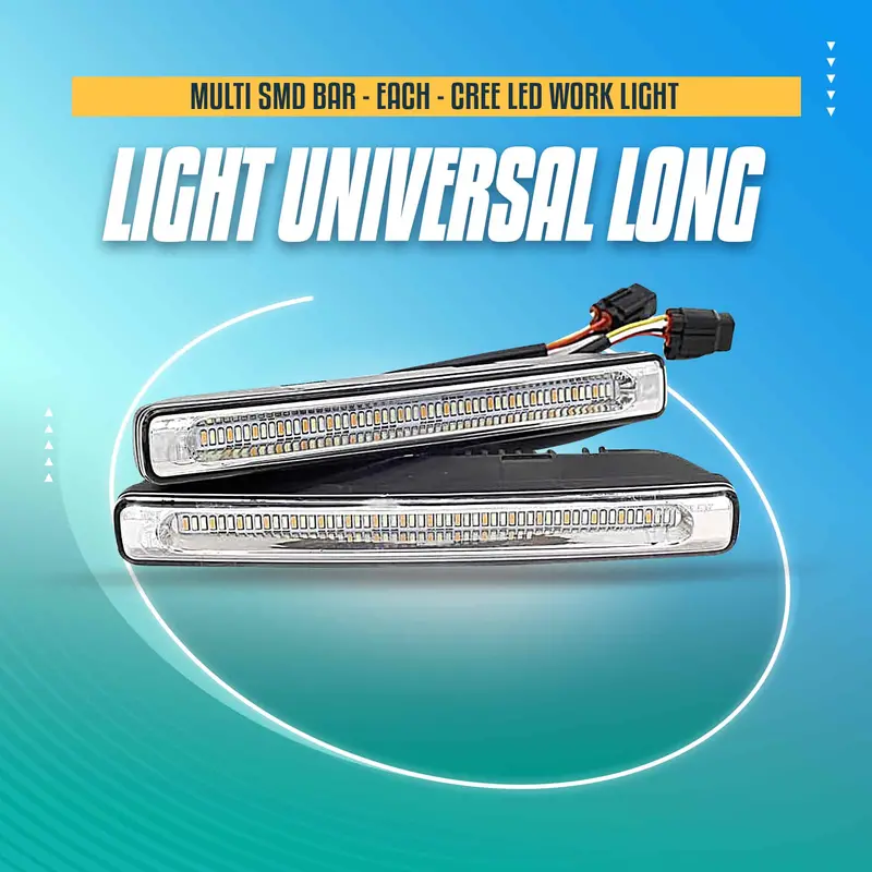 Universal Cree Led Light Bar – Smd Flood & Spot Work Light For Off-Road Driving 1