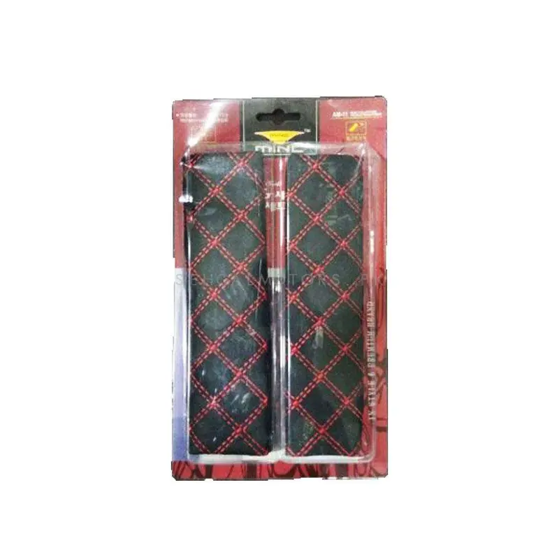 Universal Red And Black Seat Belt Cover For Car Safety And Style 1