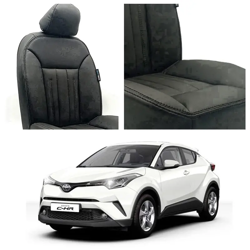 Urban Black Audi-Design Seat Covers For 2017–2021 Toyota C-Hr 1